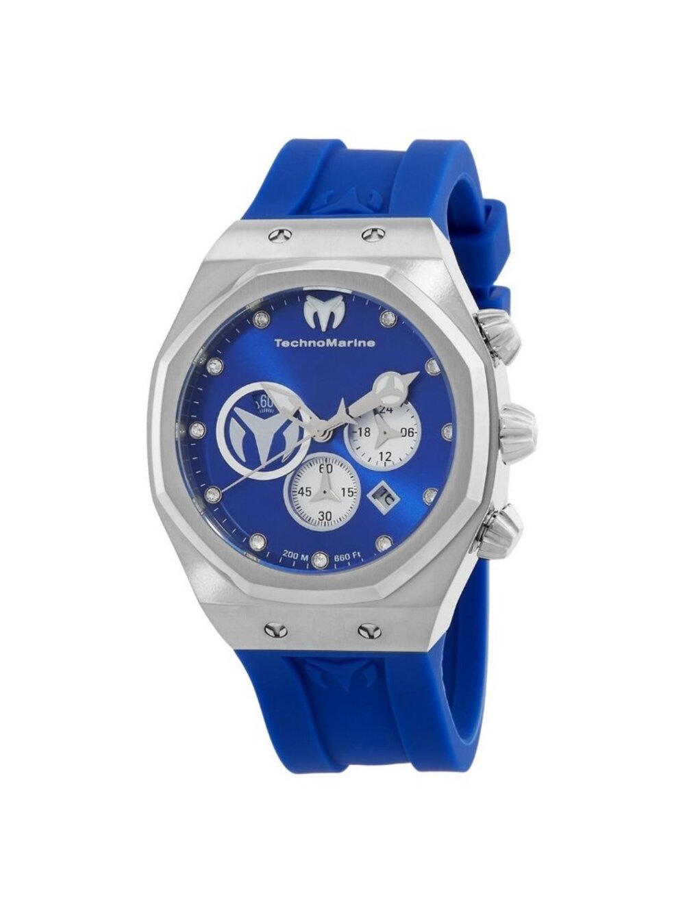 NWT Technomarine Reef Sun Chronograph Quartz Blue Dial Men's Watch